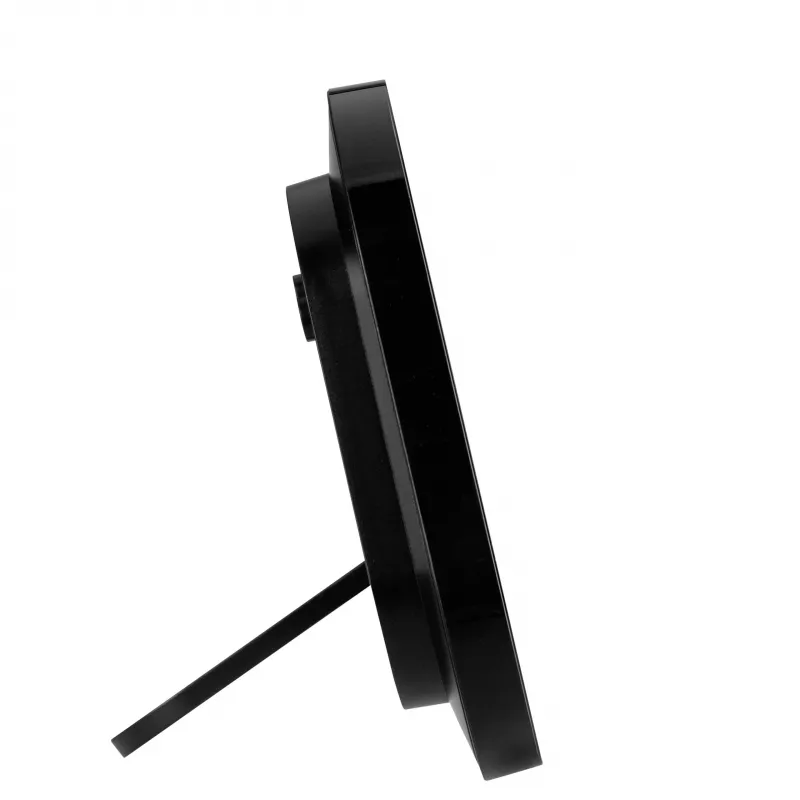 Reloj de pared radiocontrolado TFA Dostmann 60.4514.01 negro