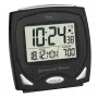 TFA Dostmann Despertador radiocontrolado negro con esfera luminosa 60.2541.01