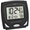 TFA Dostmann Despertador radiocontrolado negro con esfera luminosa 60.2541.01