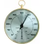 TFA Dostmann 45.2007 Termómetro higrómetro analógico redondo, blanco/plata, 10 cm de diámetro
