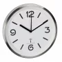 TFA Dostmann 60.3535.02 Reloj de pared radiocontrolado redondo plata - blanco