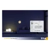 TFA Dostmann 60.3535.02 Reloj de pared radiocontrolado redondo plata - blanco