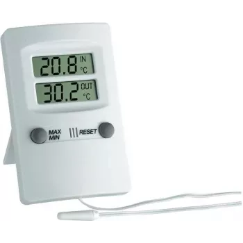 TFA Dostmann Termómetro digital interior-exterior blanco (30.1009)