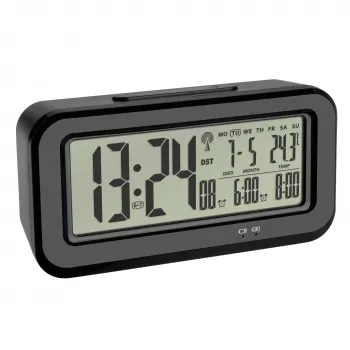 TFA Dostmann BOXX Despertador digital negro 60.2554.01
