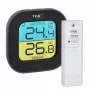 TFA Dostmann Termohigrómetro digital cuadrado 1,5V 61x24x61mm negro 30.3068.01