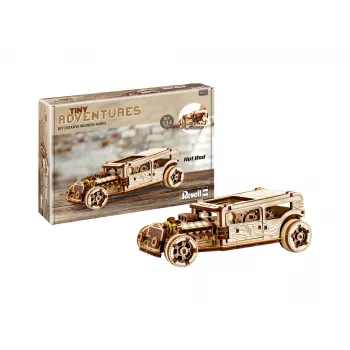 Revell Madera Tiny Adventures - Hot Rod Maqueta de madera 00612
