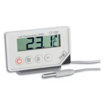 TFA Dostmann LT-102 Termómetro con cable blanco (30.1034.K)