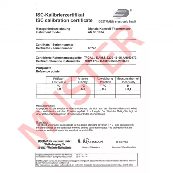 TFA Dostmann LT-102 Termómetro con cable blanco (30.1034.K)