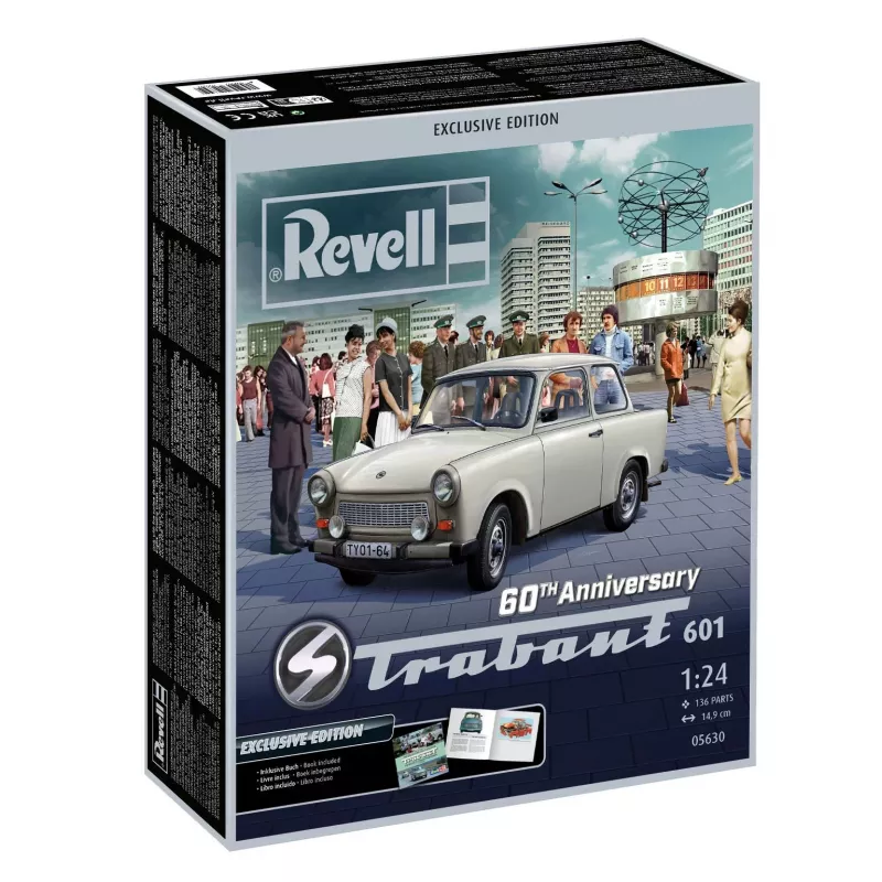 Revell 60.º aniversario Trabant 601 Exclusive Edition Maqueta de plástico 1:24 05630