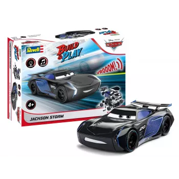 Revell Junior Kit Disney Pixar Cars 3 Jackson Storm maqueta de montaje de 19 piezas con luz y sonido 065639090