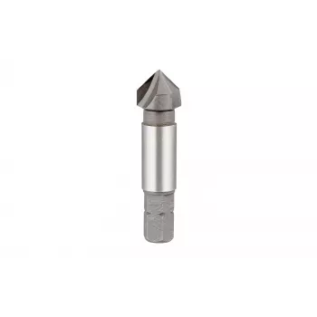 KWB 704840 Avellanador de punta cónica HSS 16 mm, 90°, 3 cortes, vástago cilíndrico