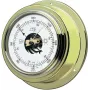 TFA Dostmann Barómetro de pared de latón 29.4010B - Barómetro analógico para interiores, 980-1050 hPa
