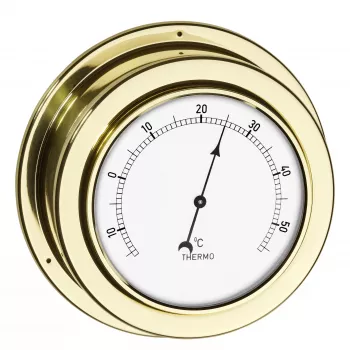 TFA Dostmann Termómetro de pared de latón 19.2015, analógico, -30 a +50°C