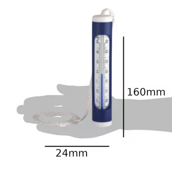 TFA Dostmann 40.2004 Termómetro flotante para piscina y estanque azul/blanco