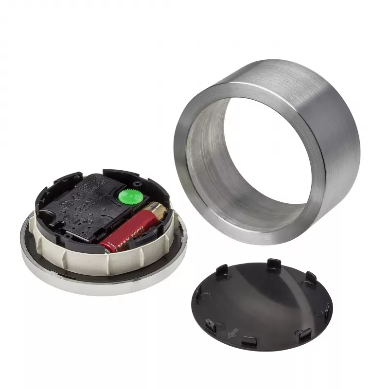 TFA Dostmann 60.1036.55 Reloj de mesa de cuarzo aluminio