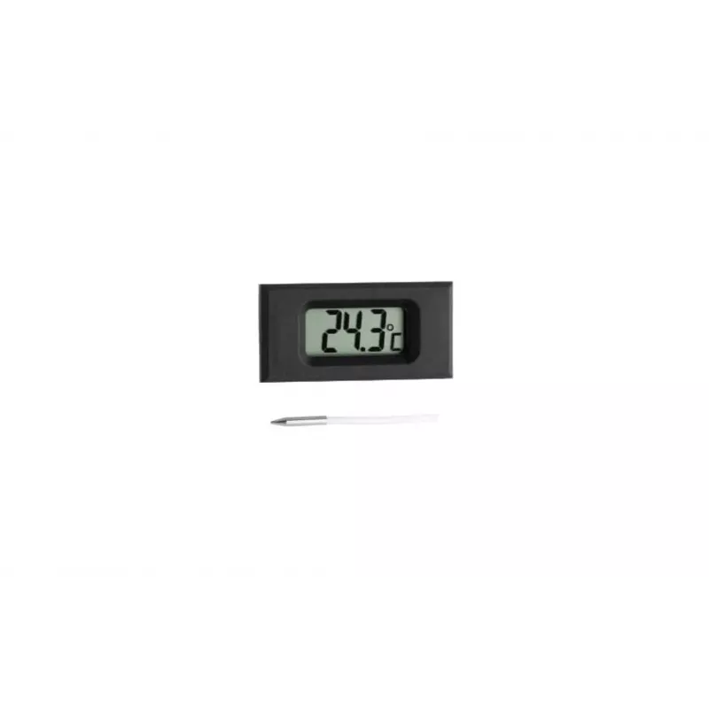 TFA Dostmann Termómetro de empotrar con sensor de cable, negro (n.º cat. 30.2025)