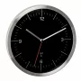 TFA Dostmann Reloj de pared radiocontrolado 245 mm acero inoxidable con segundero continuo 60.3544.01