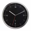 TFA Dostmann Reloj de pared radiocontrolado 245 mm acero inoxidable con segundero continuo 60.3544.01