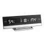 TFA Dostmann 60.2011 Despertador de cuarzo negro, plata