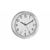 TFA Dostmann 60.3546.02 Reloj de pared radiocontrolado 25 cm aluminio cepillado