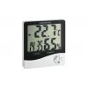 TFA Dostmann WS 5031 Termo-higrómetro con reloj, negro/blanco 30-5031
