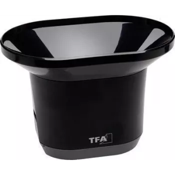 TFA Dostmann 30.3233.01 Sensor de lluvia radiocontrolado, 433 MHz, 0-300 mm/h, resolución 0,1 mm, blanco