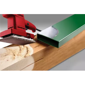 KWB 815080 Hojas de papel de lija grano 80, 230 x 93 mm, pack de 10