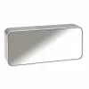 TFA Dostmann 60.2032.54 Despertador de cuarzo plateado con doble alarma