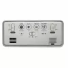 TFA Dostmann 60.2032.54 Despertador de cuarzo plateado con doble alarma
