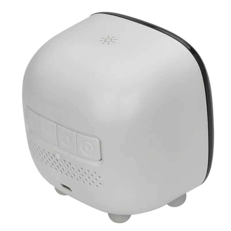 TFA Dostmann 60.2034.02 Despertador de cuarzo blanco con 2 alarmas