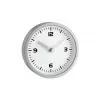 TFA Dostmann 60.3012 Reloj de pared de cuarzo redondo plateado