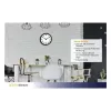 TFA Dostmann 60.3050.01 Reloj de pared de cuarzo 305 mm negro