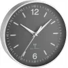 TFA Dostmann 60.3503 Reloj de pared radiocontrolado de aluminio, negro