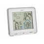 TFA Dostmann LIFE Estación meteorológica radiocontrolada con previsión 12-24 h, LCD en color, temperatura y humedad interior/exterior, reloj DCF-77, alarma de heladas, 1 sensor incluido – negro 35.1153.02