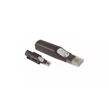 TFA Dostmann LOG32T Registrador de datos de temperatura, USB, -40 a +70 °C, 60.000 valores, LCD, IP65 5005-0170