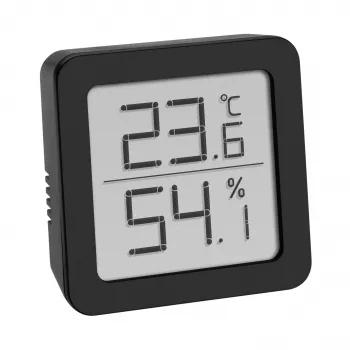 TFA Dostmann Termo-higrómetro digital negro 30.5051.01