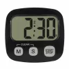 TFA Dostmann Set de 2 temporizadores digitales con cronómetro y reloj, negro y blanco (38.2057.40.02)