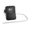 TFA Dostmann 14.1504 Termómetro de parrilla con sonda de cable, alarma, temporizador, control de temperatura interior para cocción lenta, cerdo, ternera, caza, pavo, cordero, conejo