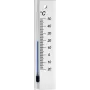 TFA Dostmann Termómetro interior analógico madera de haya blanco 12.1053.09