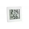 TFA DOSTMANN 30.5033.02 Termo-higrómetro digital con LCD, memoria máx./mín., indicador de zonas de confort, montaje con imán/soporte, blanco