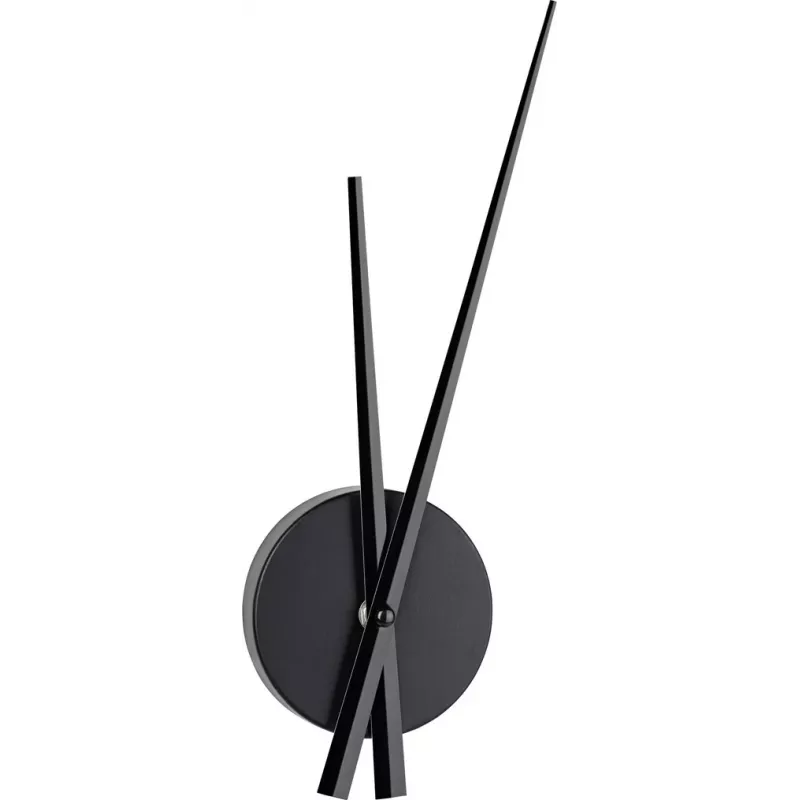 TFA Dostmann Reloj de pared de cuarzo 60.3036.01 negro 96 mm x 310 mm x 33 mm