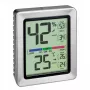TFA Dostmann EXACTO Termo-higrómetro digital plateado 30.5047.54.K