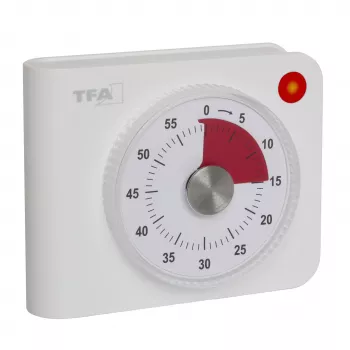 TFA Dostmann Temporizador de cocina digital blanco 38.2058.02
