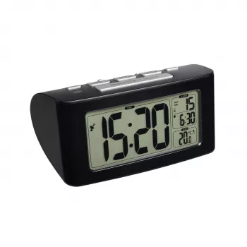 TFA Dostmann Despertador radiocontrolado 60.2532.01 negro