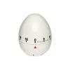 TFA DOSTMANN Temporizador de cocina para huevos, mecánico, blanco, 60 minutos, alarma de campana, 60 x 74 mm 38.1002