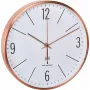 TFA Dostmann 60.3534.51 Reloj de pared de cuarzo redondo cobre-blanco