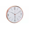 TFA Dostmann 60.3534.51 Reloj de pared de cuarzo redondo cobre-blanco