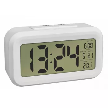 TFA Dostmann 60.2018.02 Despertador digital blanco