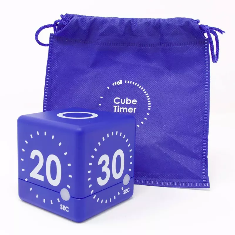 TFA Dostmann Timer CUBE Temporizador digital cúbico, azul 38.2036.06