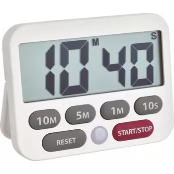 TFA Dostmann Temporizador y cronómetro digital, blanco 38.2038.02